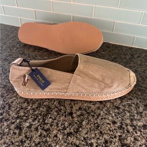 Polo by Ralph Lauren Men's Tan Espadrilles NWT
